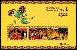 HERRICKSTAMP NEW ISSUES SRI LANKA Sc.# 2136-39 World Health Day 2018/Vesak Day