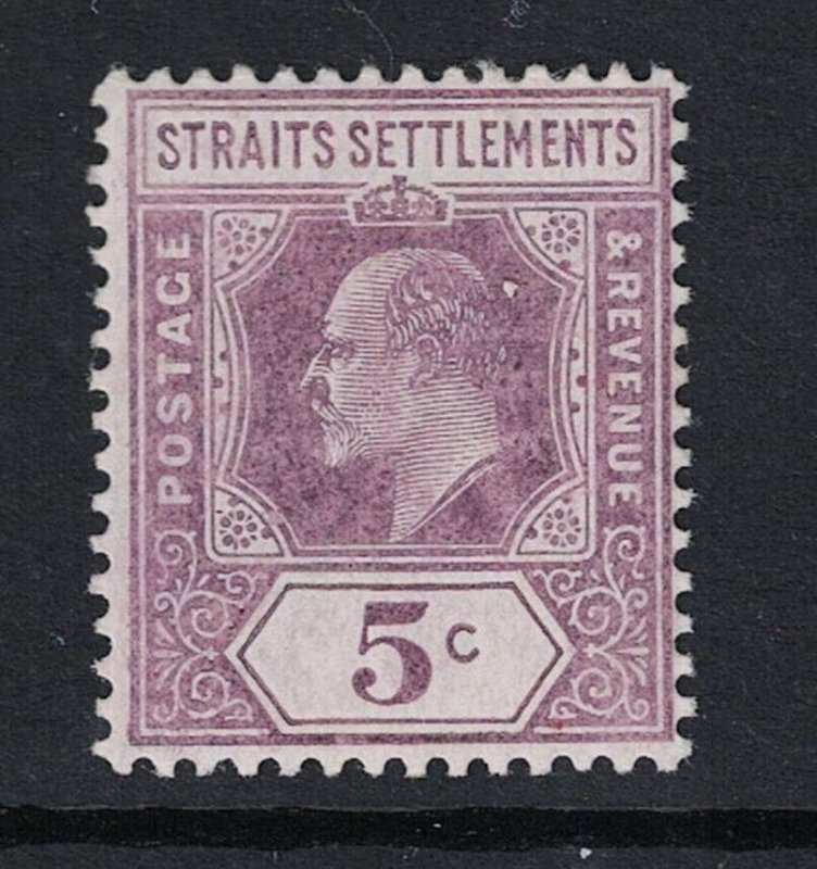 Straits Settlements SG# 130 Mint Light Hinged - S20339