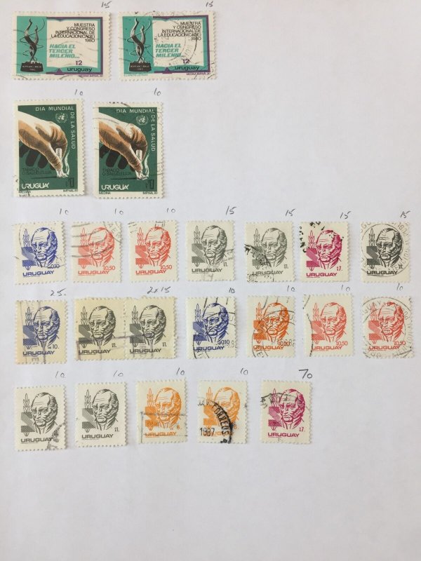 URUGUAY Mid Period Used Mixture(Apx 180 Items) TK810