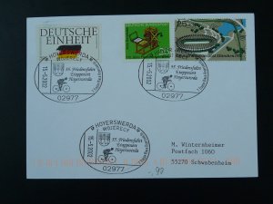 bicycle cycling race postmark on cover Germany 2002