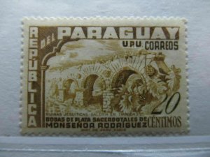Paraguay Mi. 731 Scott 492 SG - Yt. - 1955 20c MH* Corridor at Trinidad A4P34F9-