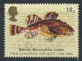 Great Britain SG 1380 -  Used - Linnean Society