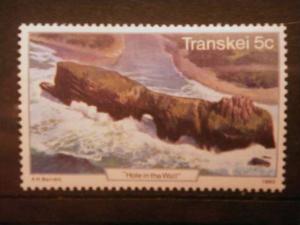 TRANSKEI, 1980, MNH 5c, Tourism. Hole in the Wall