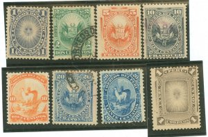 Peru #104/106/108/110-113/ Unused Single