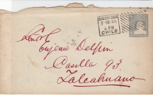 chile 1906  stamps cover ref r13281