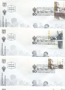 ISRAEL HUBERMAN-TOSCANINI SET OF YOU FDCS(PARTIALLY SHOWN) TABS & SINGLES