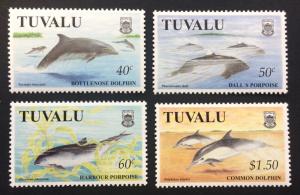 Tuvalu 1998** Mi.805-08. Dolphins MNH [21;78]