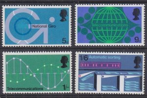 Great Britain 1969 Post Technology 4v MNH SG#808-811 GB5740