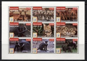 1995 Sierra Leone 2276-2284KL Fauna 11,00 €