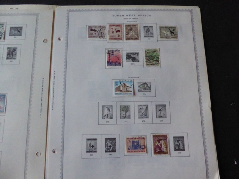 South West Africa 1923-1986 Stamp Collection on Album Pages