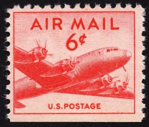 US C39a MNH VF 6 Cent DC-4 Skymaster Booklet Single