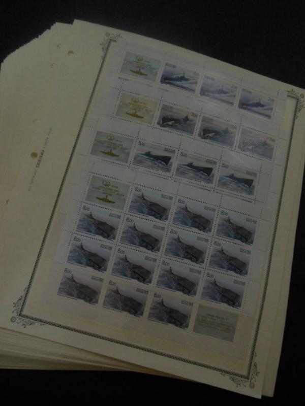 RUSSIA : 2004-2005. Year sets Complete including Scarce 2005 Submarine Sheetlets