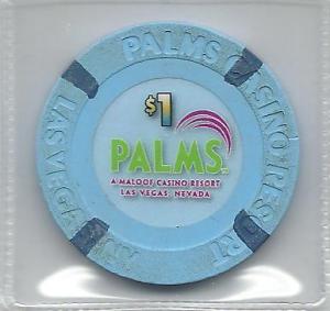 $1.00 Poker Chip, Palms, NV