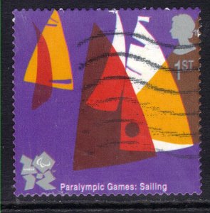 GB 2011 QE2 1st Olympic & Paralympic Sailing self Adhesive SG 3206 ( T884 )