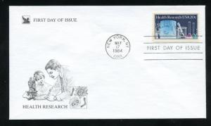 US 2087 Health Research UA Readers Digest FDC