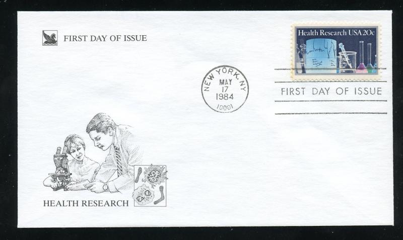 US 2087 Health Research UA Readers Digest FDC