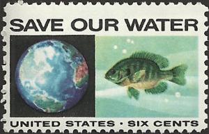 # 1412 MINT NEVER HINGED GLOBE AND BLUEGILL