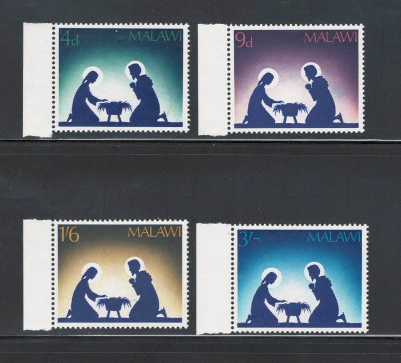 Malawi 1967 Christmas Scott # 79 - 82 MNH