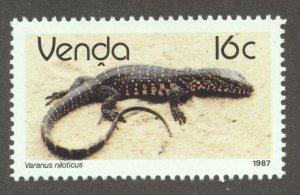 Venda Scott 140 Unused LHOG - 1986  Varinus niloticus Issue (Reptiles)