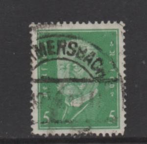 Germany   Scott#  368  used     single