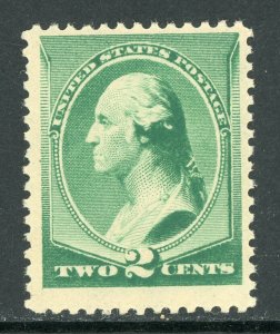 USA 1887 American Printing New Designs 2¢ Washington Scott # 213 Mint Q129