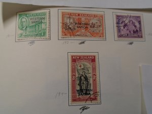 Samoa  #  191-94  used