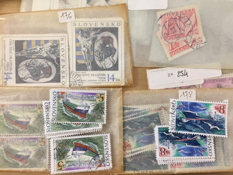 Slovensko Slovakia Large Early/Mid MNH MH Used Mixture (Few 1000) (DW332