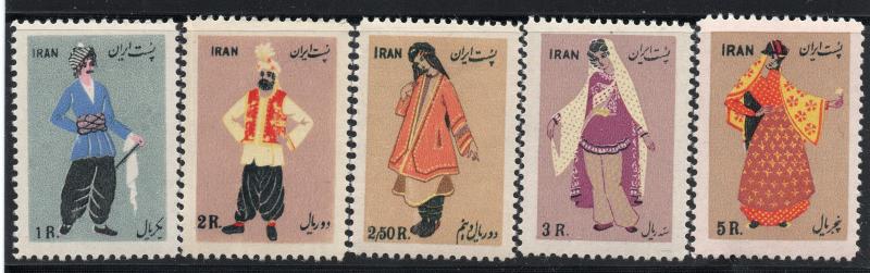 Iran - Sc# 1015 - 1019 MNH (lt dist gum) /  Lot 1018234