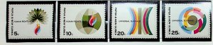 Papua New Guinea Sc 261-4 MNH SET of 1968 - Human Rights Year