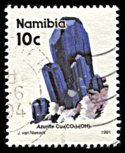 Namibia 677, used, Azurite