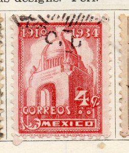 Mexico 1934-35 Early Issue Fine Used 4c. NW-265504