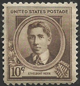 # 883 MINT HINGED ETHELBERT NEVIN COMPOSER