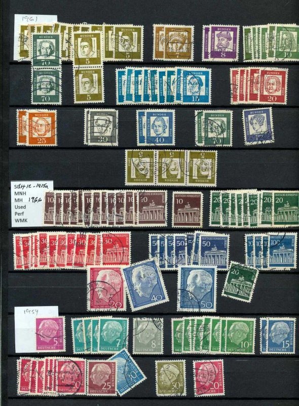 Germany East & West Used mnh mh(Apx 850 Items) (RAZ 811)