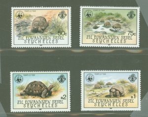 Seychelles #106-109  Single (Complete Set) (Fauna)