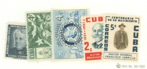 Cuba #534-538  Single (Complete Set) (Scouts)