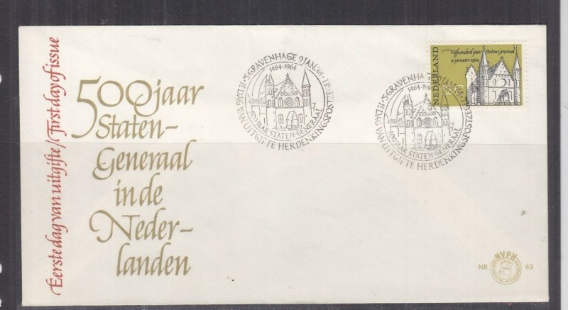 NETHERLANDS, 1964 First States General meeting 12c. on First Day cover.