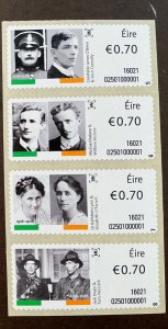 IRELAND MNH SOARs Hibernian S65-8  *2016* Easter Uprising