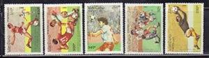 Laos 1032-6 Soccer Mint NH