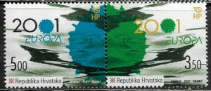 Croatia #451 MNH Pair - Europa - 40% Cat.