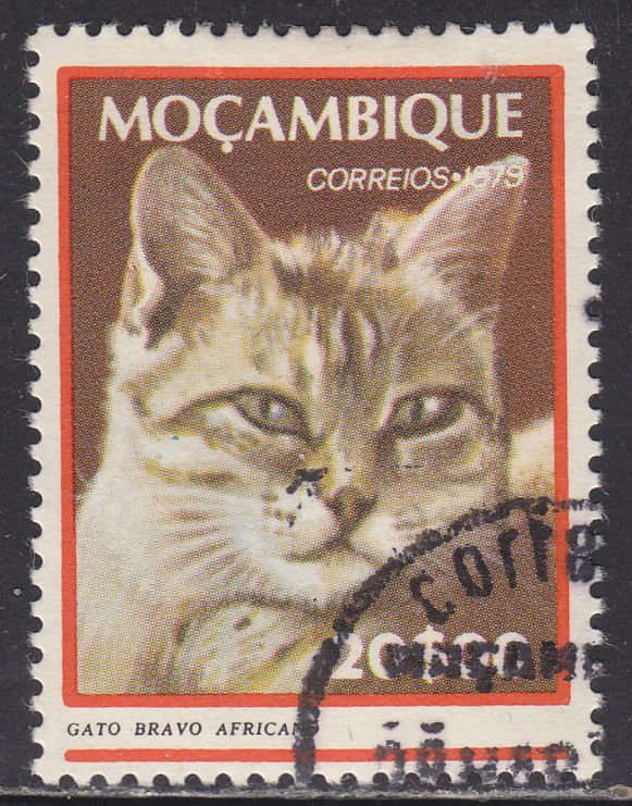 Mozambique 623 African Wild Cat 1979