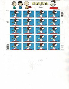 Peanuts Snoopy 34c US Postage Sheet #3507 VF MNH