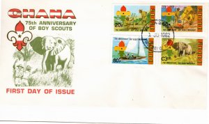 Ghana 1982 Sc 794-7 FDC