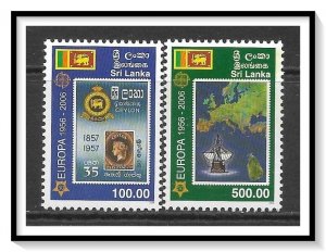 Sri Lanka #1539-1540 Europa 50th Anniversary Set MNH