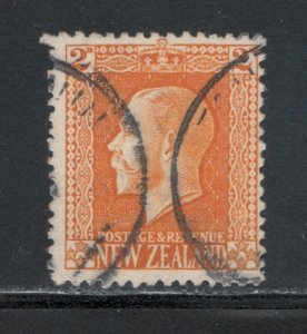 New Zealand 1916 King George V 2p Scott # 147a Used (Perf 14 x 14 1/2)