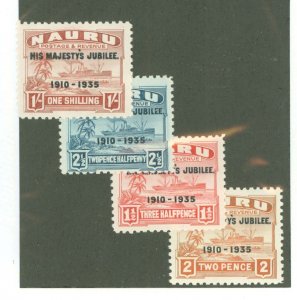 Nauru #31-34 Unused Single (Complete Set)