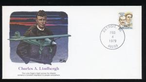 Charles Lindbergh UA David K. Stone Art Fleetwood Aerospace