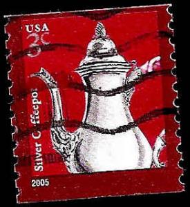 # 3759 USED SILVER COFFEE POT