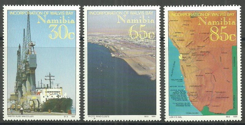 1994 Namibia 768-770 Ships 3,00 €