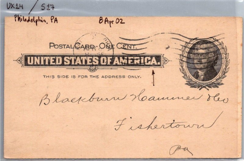 GP GOLDPATH: US POSTAL CARD PHILADELPHIA, PA CV105_P24 