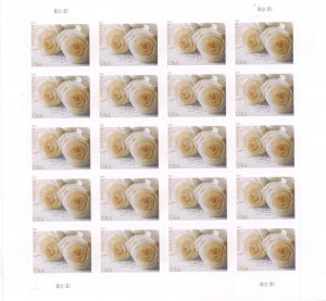 4520, Counterfeit Wedding Rose Sheet of 20 Stamps